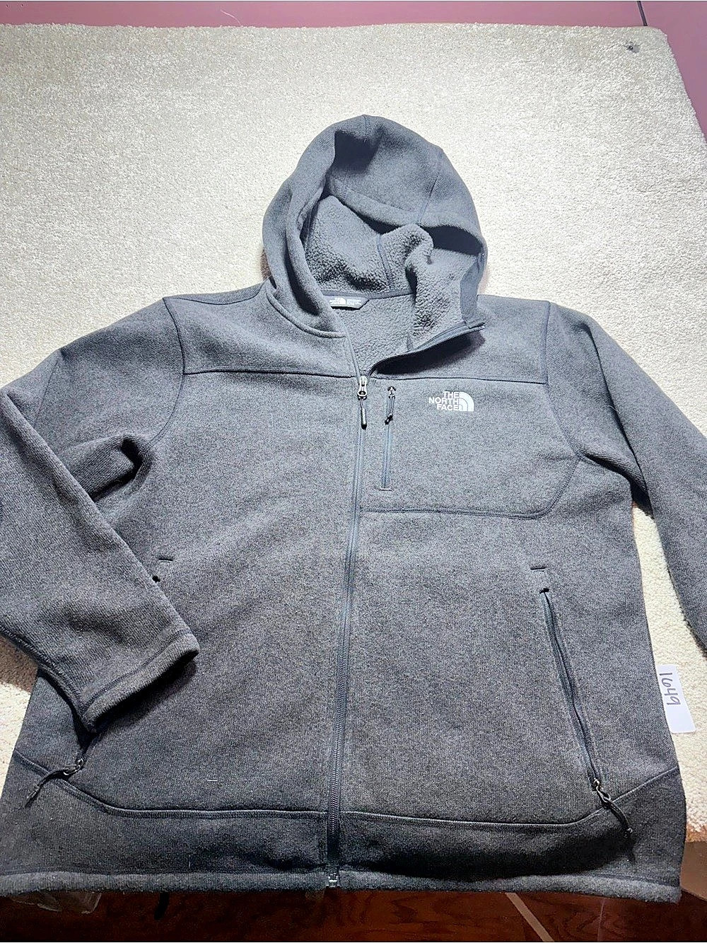 The North Face Full-Zip Hoodie Men's Gray Jacket sz XL